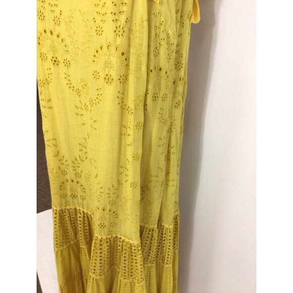 Anthropologie Payal Jain Fallon Eyelet Maxi Dress Womens 8 - Picture 10 of 10